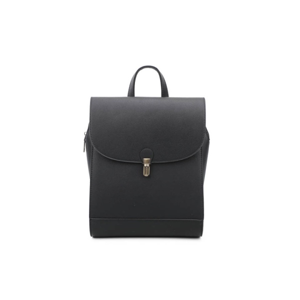 Long & Son Unisex Small Backpack With Retro Style Closure